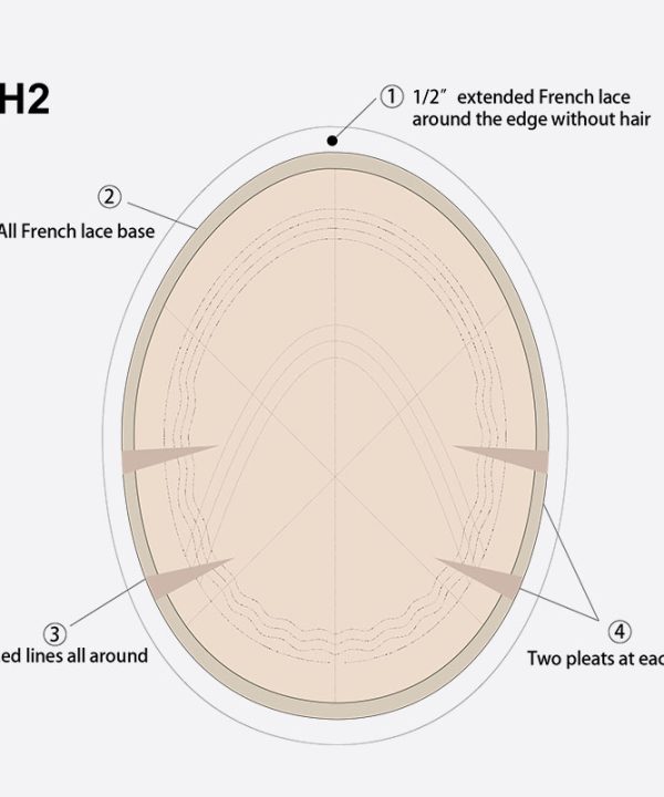 Bh2 lace hair system model