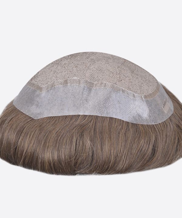 China silk mono hair toupee (2)