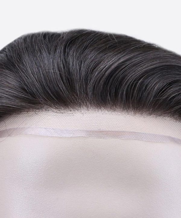 BH8 Lace Front Toupee Is A Lace Front And Skin Hairpiece From Bono Hair