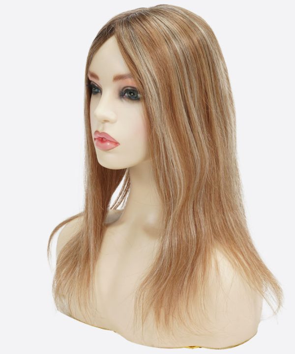 MYRA Artificial Hair Integrations Topper Is A Mesh Hair Replacement From Bono Hair