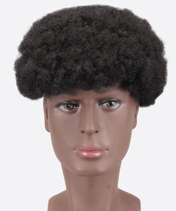 BH6D AFRO Men's Afro Wigs Are Black Men's Toupee Hair Pieces From Bono Hair