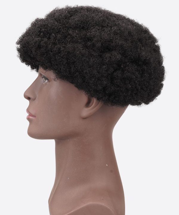 BH6D AFRO Men's Afro Wigs Are Black Men's Toupee Hair Pieces From Bono Hair