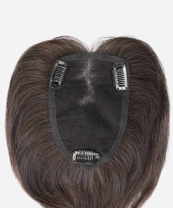 HEIDI Clip In Human Hair Topper Is A Lace Top Hair Topper From Bono Hair (8)