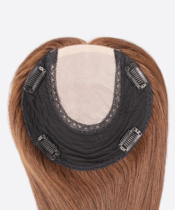 STELLA Silk Base Human Hair Topper Is Hidden Crown Topper From Bono Hair