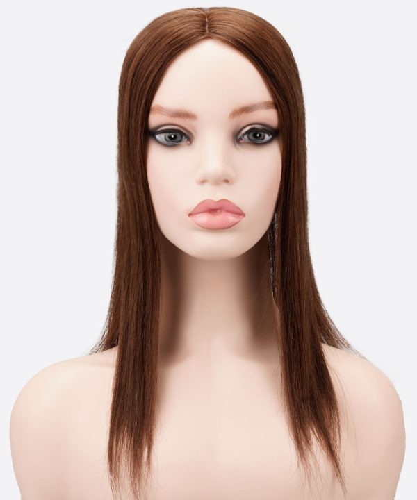 STELLA Silk Base Human Hair Topper Is Hidden Crown Topper From Bono Hair