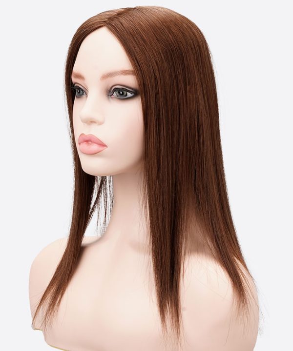 STELLA Silk Base Human Hair Topper Is Hidden Crown Topper From Bono Hair