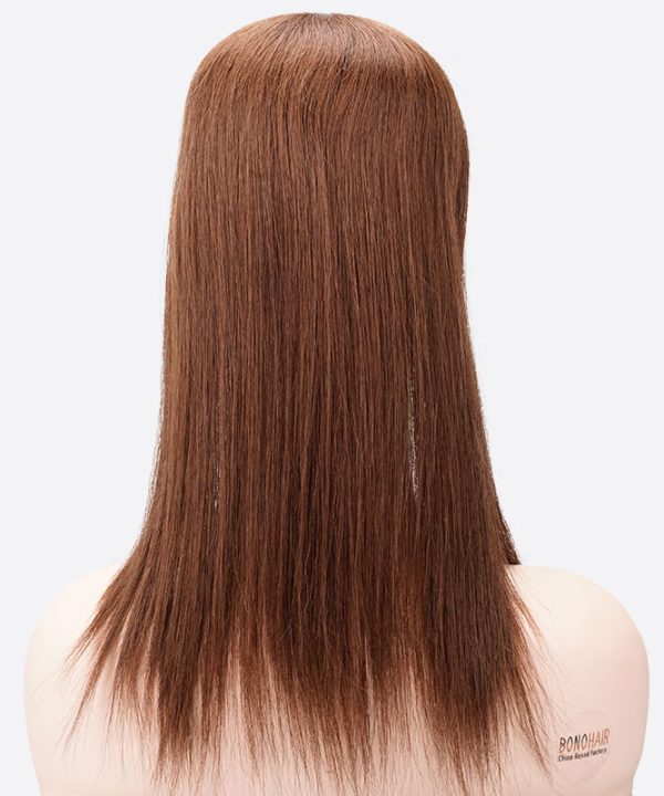 STELLA Silk Base Human Hair Topper Is Hidden Crown Topper From Bono Hair