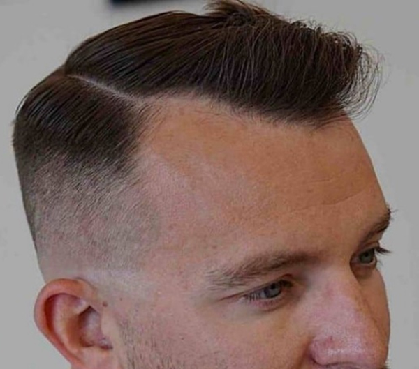 61. Disconnected Undercut for Men with Hairline Reduction