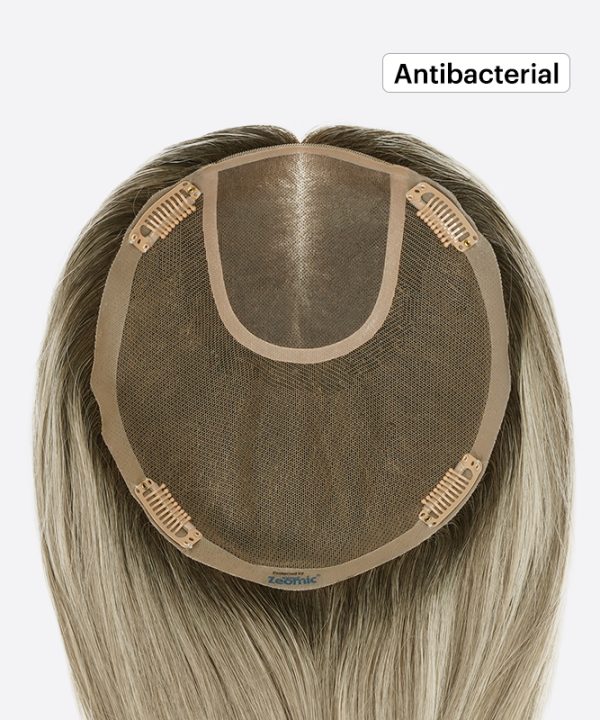 1ZeoPure Human Hair Topper Is Antimicrobial Hair Systems From Bono Hair