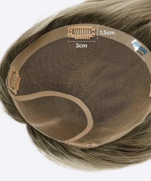 4ZeoPure Human Hair Topper Is Antimicrobial Hair Systems From Bono Hair